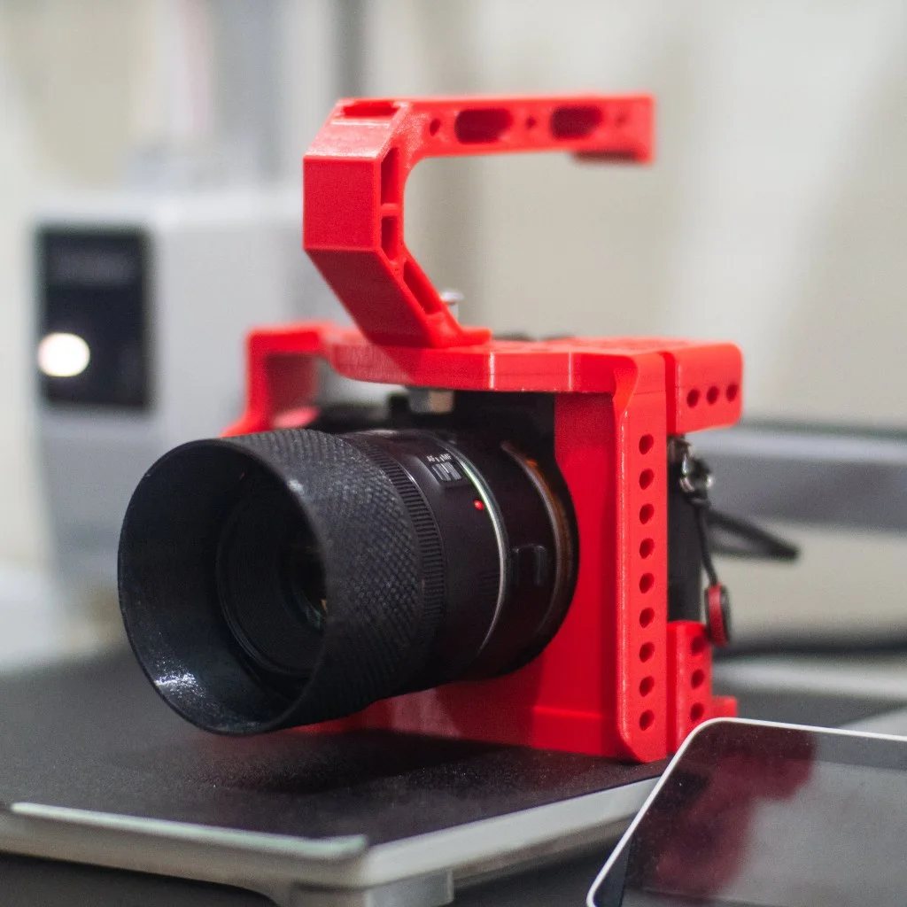 Camera Rig Cage dengan Handle Bar untuk Sony A7ii, A7iii, A7iv