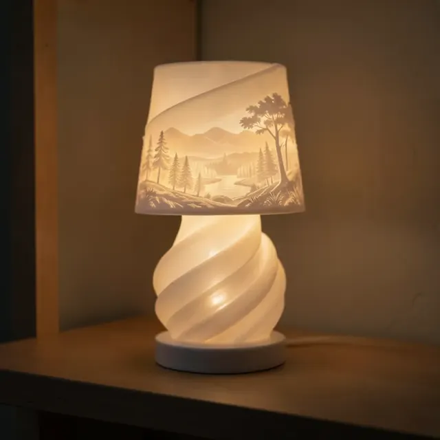 Lampu lithophane